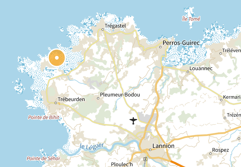 Location de vacances localisation